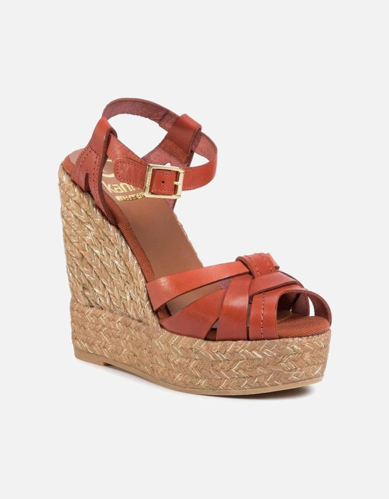 Sofia Lucido Womens Wedge Heel Espadrilles