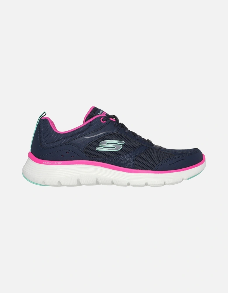 Womens Flex Appeal 5.0 Fresh Touch 150202-NVHP Navy/Hot Pink Lace Up Shoe