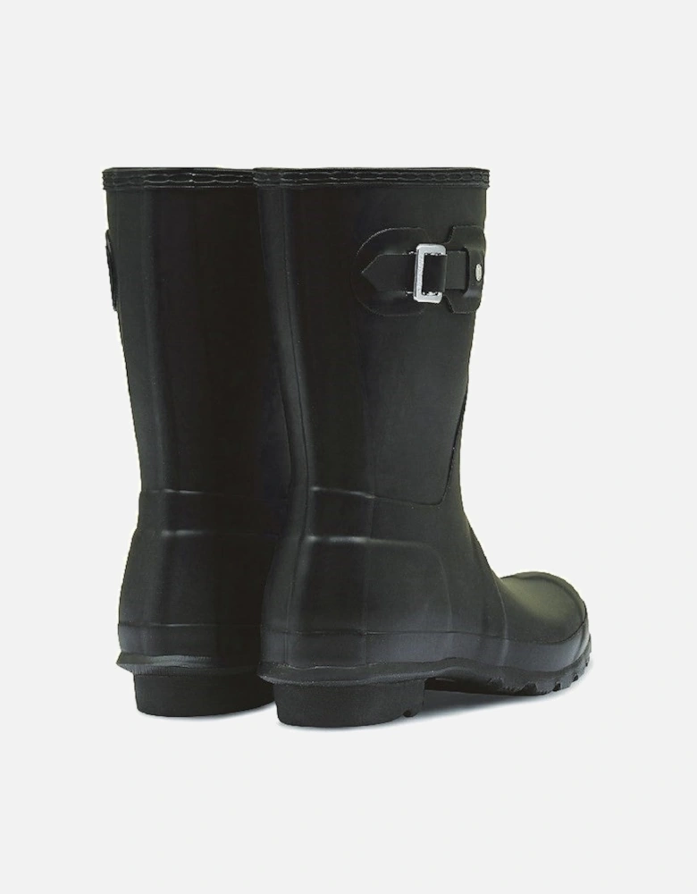 Womens Matt  Black WFS1000RMA-BLK Original Short Wellington Boots