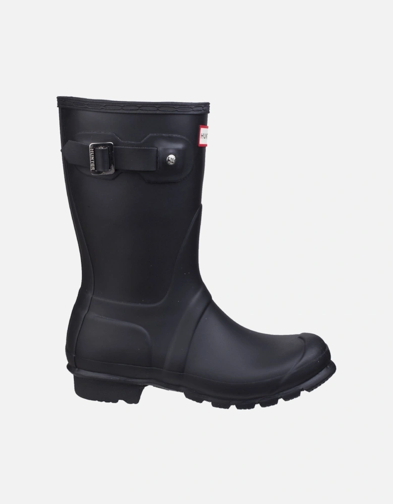 Womens Matt  Black WFS1000RMA-BLK Original Short Wellington Boots