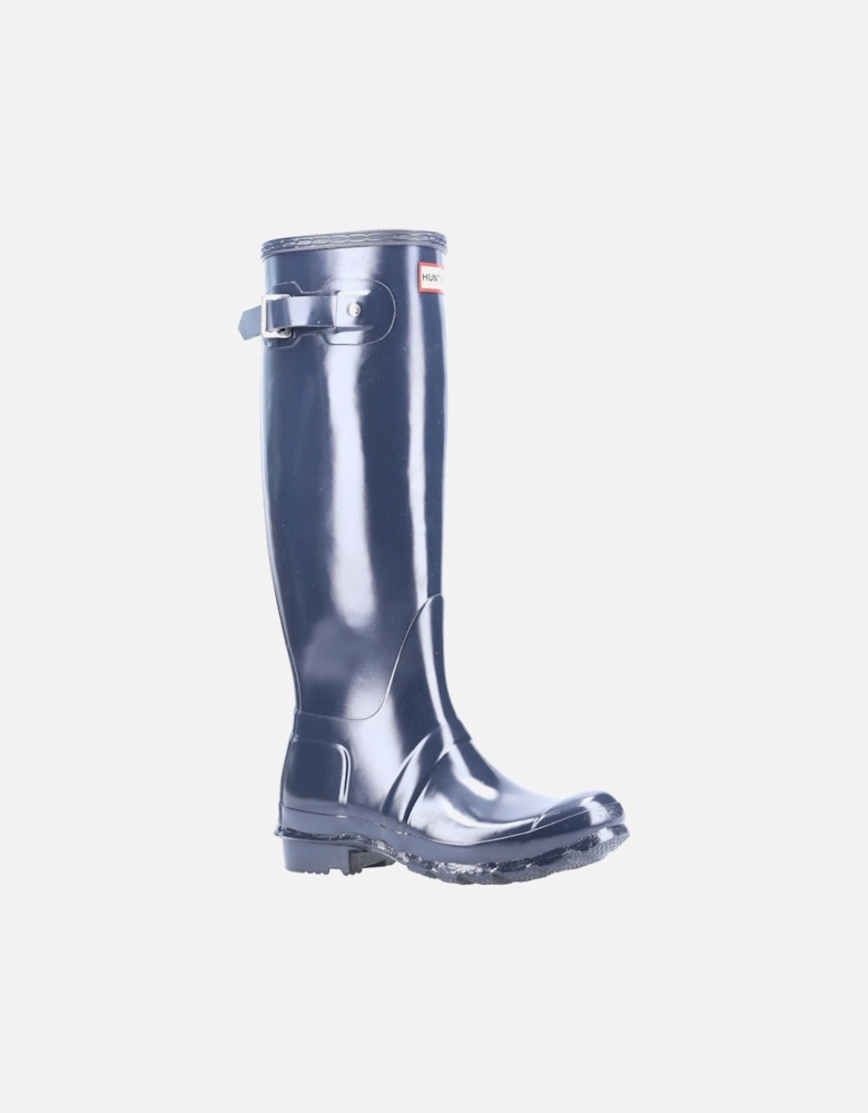 Womens Navy  Gloss WFT1000RGL-NVY Original Tall  Wellington Boots