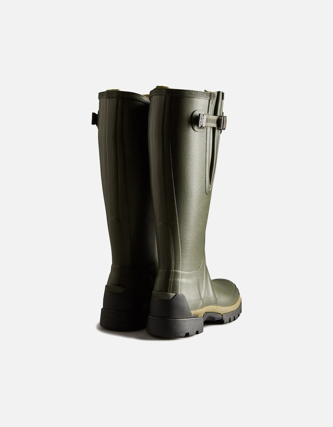 Womens  Dark Green  WFT2201RNP-DOV Balmoral Adjustable Neoprene Lined Wellington Boots