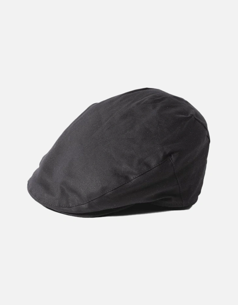 Wax Flat Cap Black