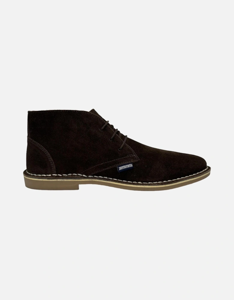 Mens Chiswick Classic Suede Lace Up Desert Boots