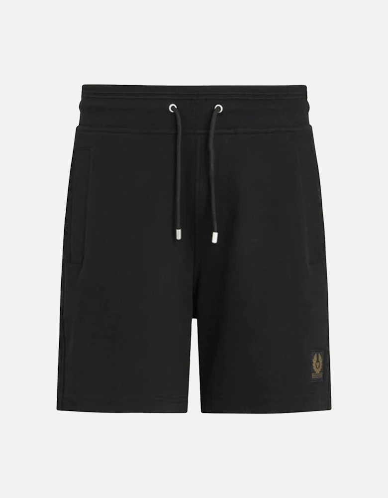 Patch Logo Jersey Shorts Black