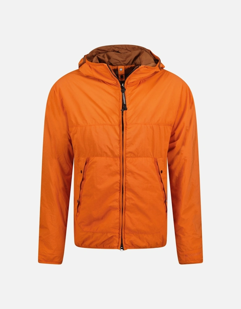 Polartec Hooded Padded Nylon Jacket Orange