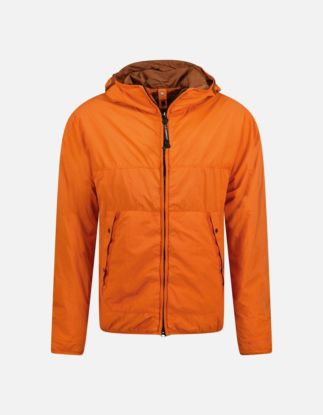 Polartec Hooded Padded Nylon Jacket Orange, 3 of 2