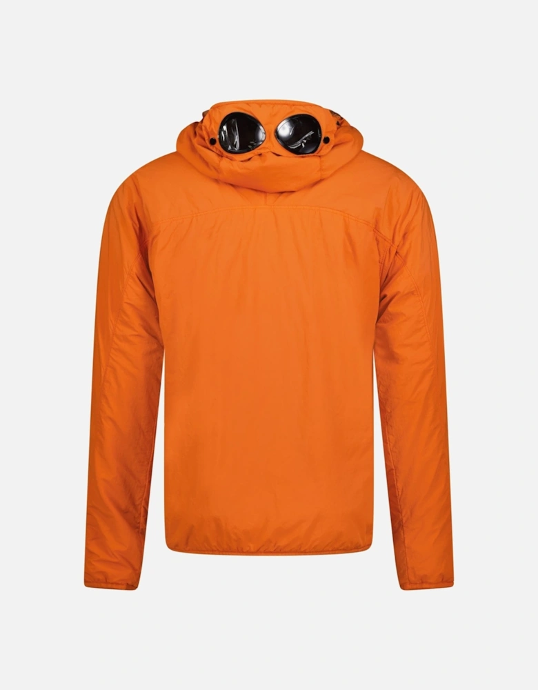 Polartec Hooded Padded Nylon Jacket Orange