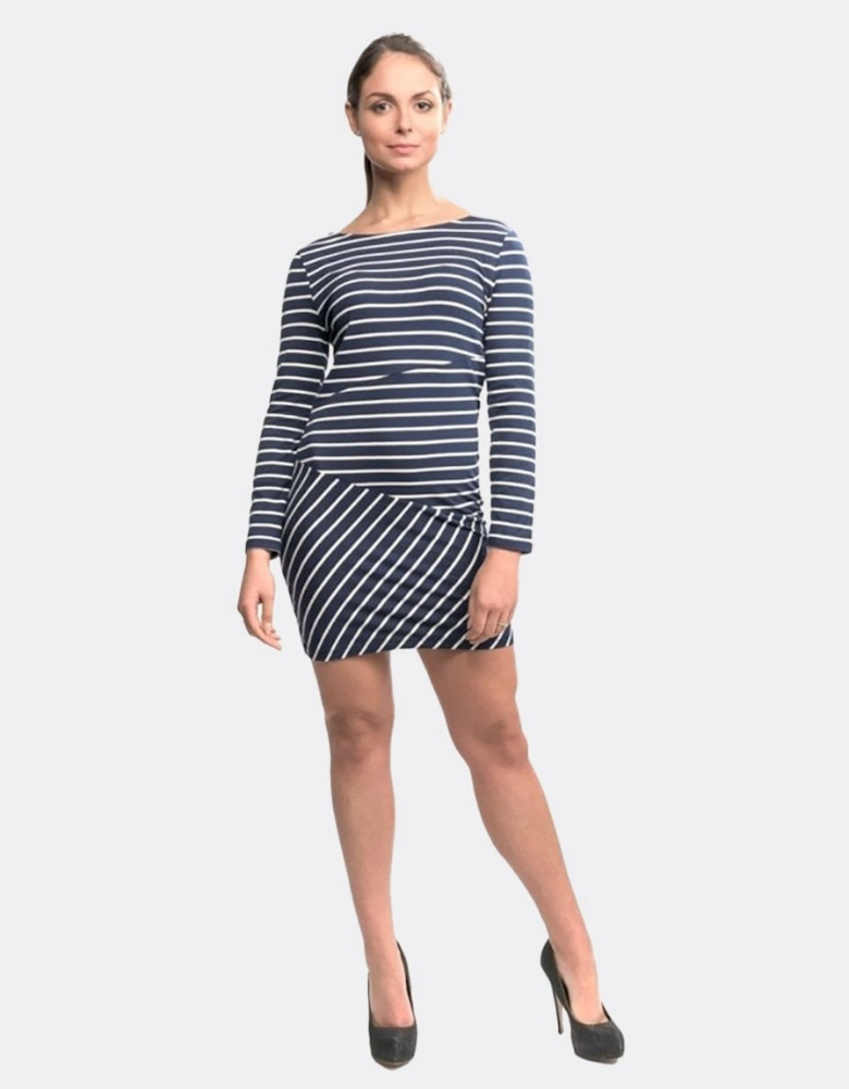 Spring Tim Tim Long Sleeve Slash Neck Womens Dress