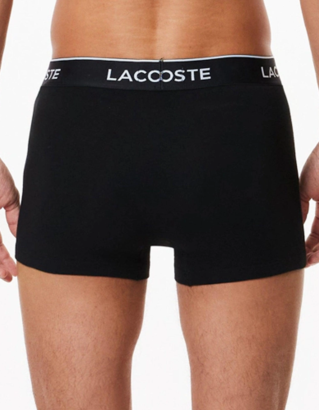 3 Pack Cotton Stretch Trunks Black