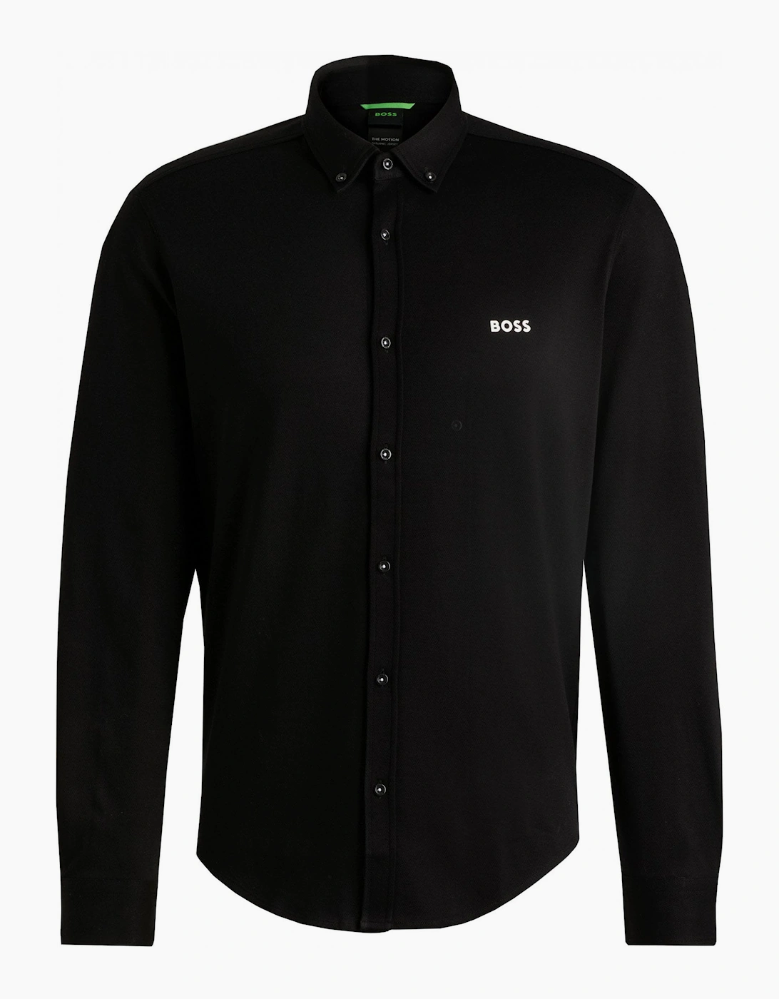 Men's Hugo Boss Black Motion Long Sleeved Shirt - Size: 40/Regular