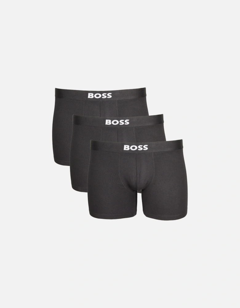 3-Pack BOSS ONE Boxer Briefs, Black