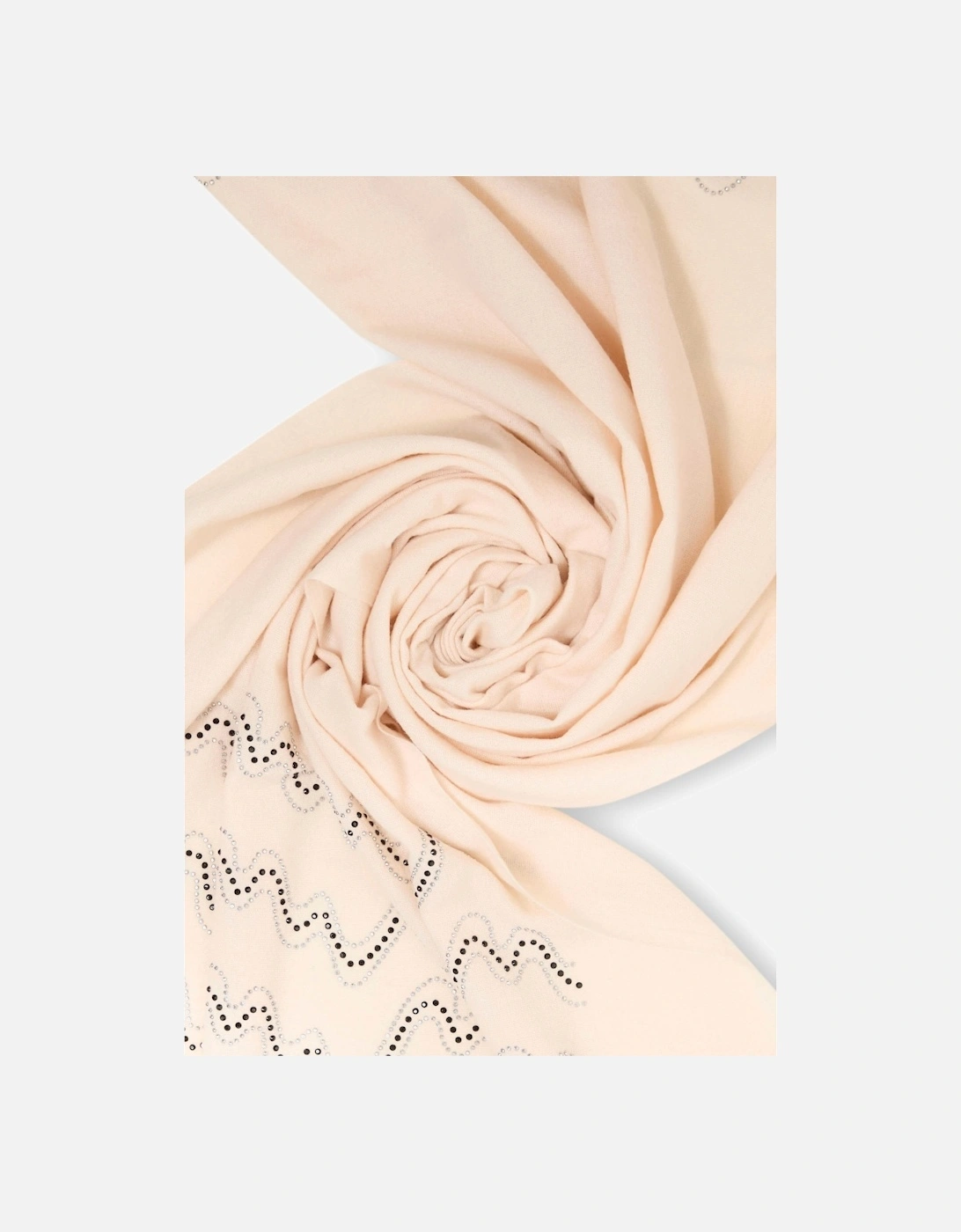 Crystal Wave Cream Scarf