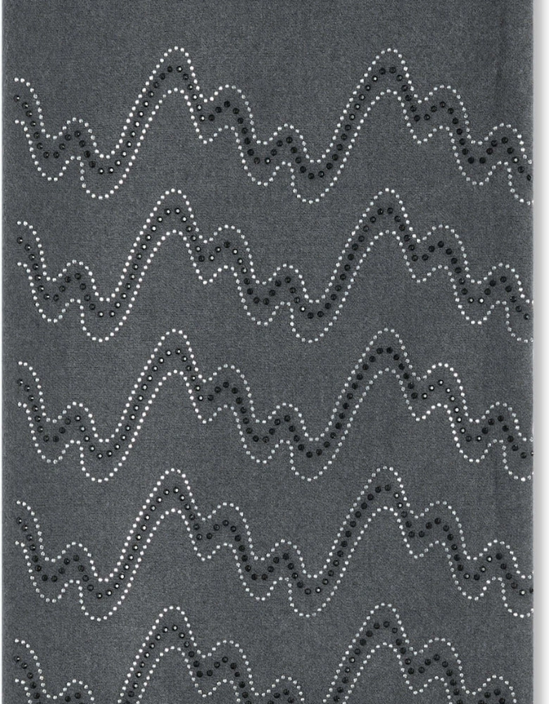 Crystal Wave Grey Scarf