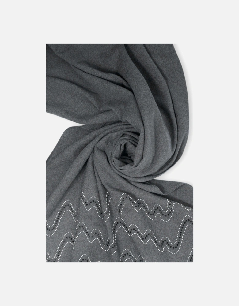 Crystal Wave Grey Scarf