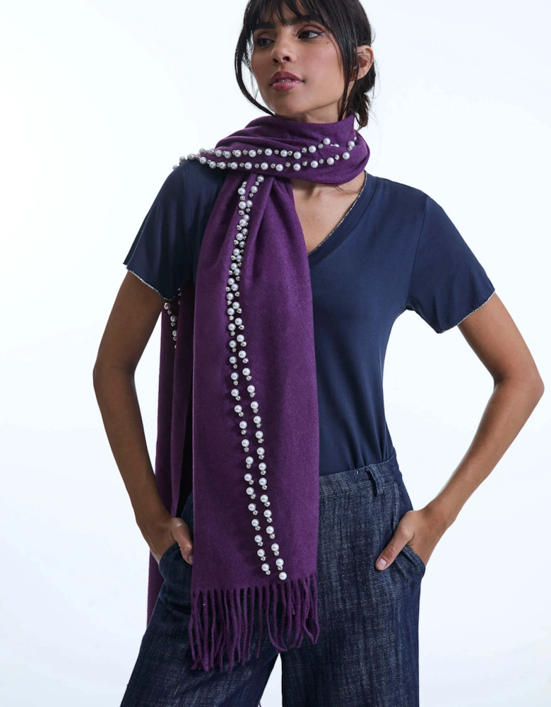 Pearl Purple Scarf