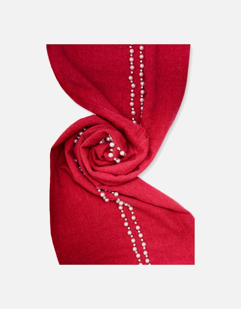 Pearl Red Scarf