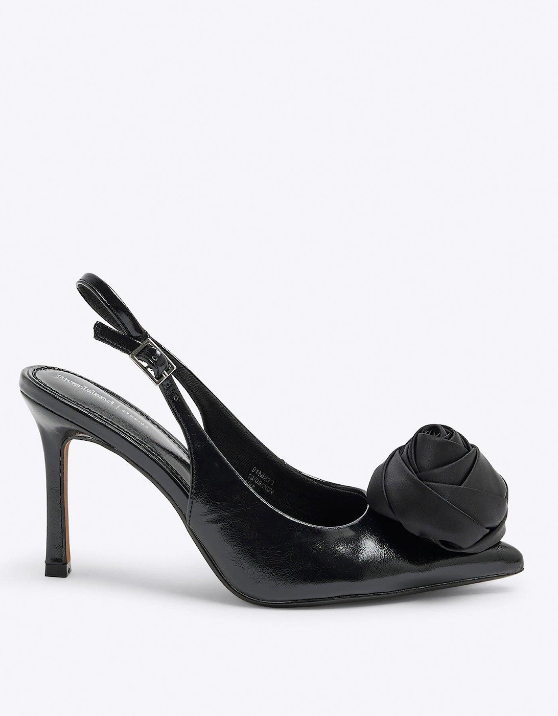 Corsage Court Shoe - Black, 6 of 5