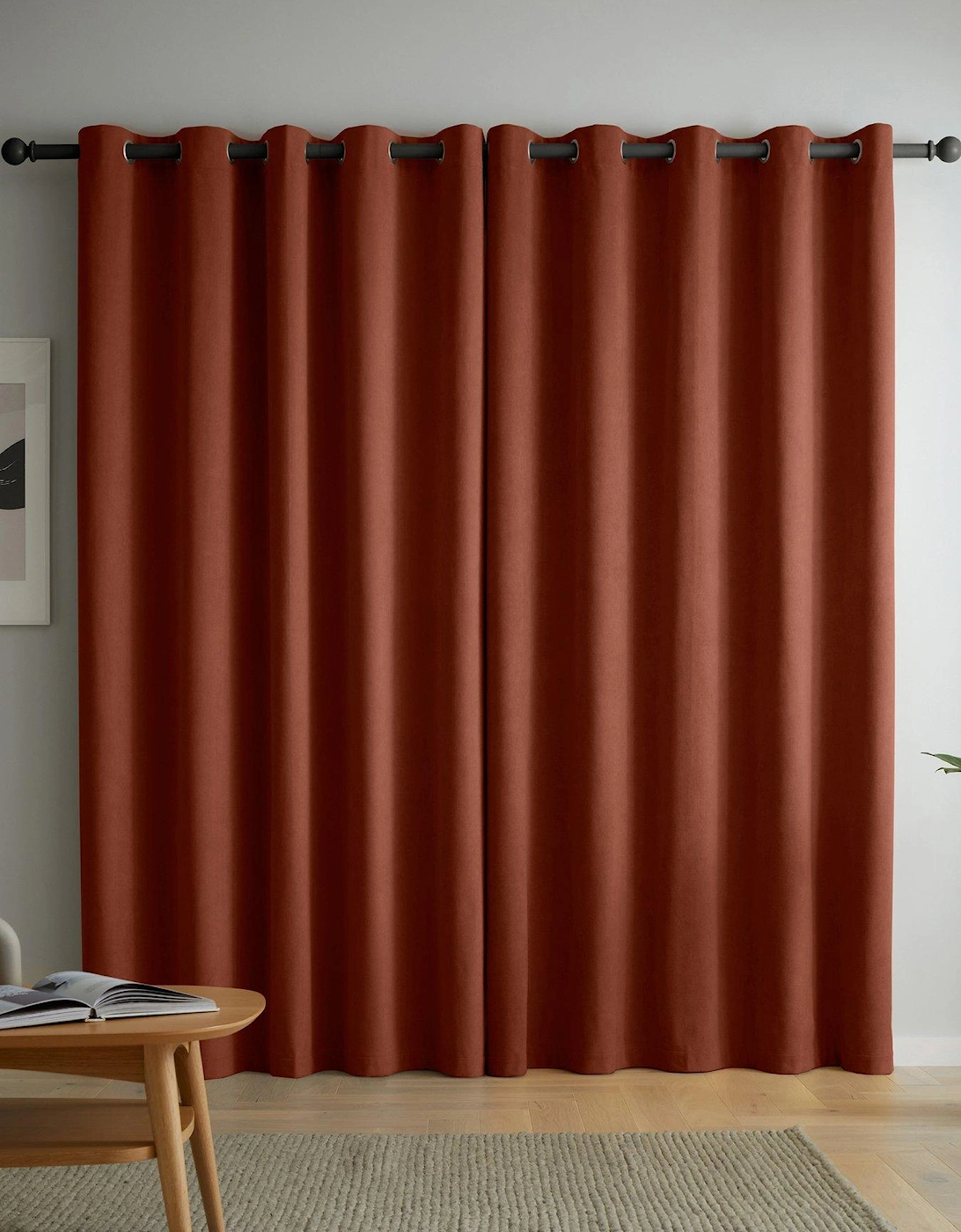 Wilson Velvet Thermal Blackout Eyelet Curtains 