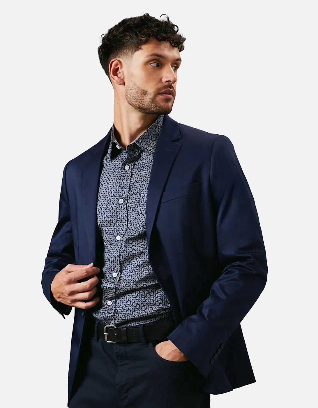 Mens Smart Cotton Regular Blazer