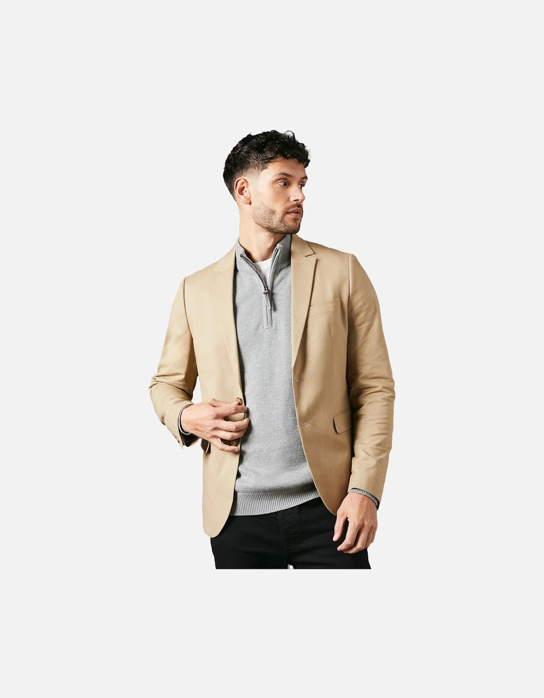 Mens Smart Cotton Regular Blazer