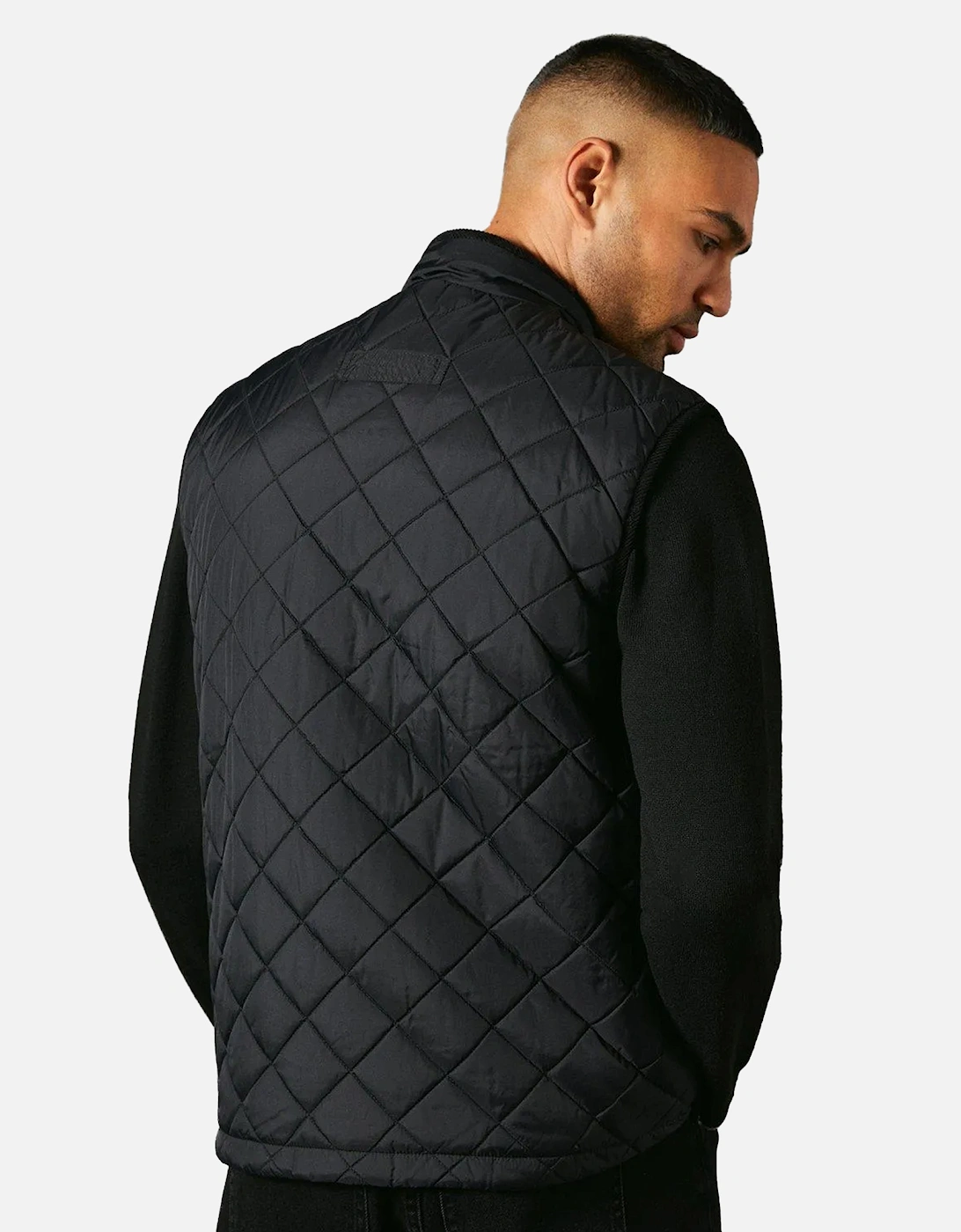 Mens Diamond Quilt Gilet