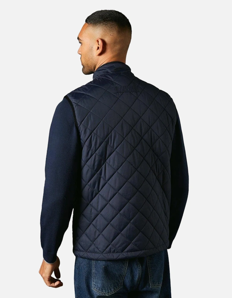 Mens Diamond Quilt Gilet