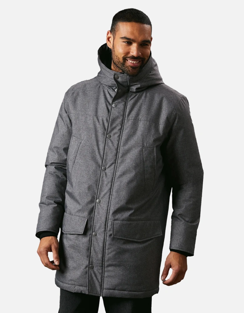 Mens Wool Look Parka