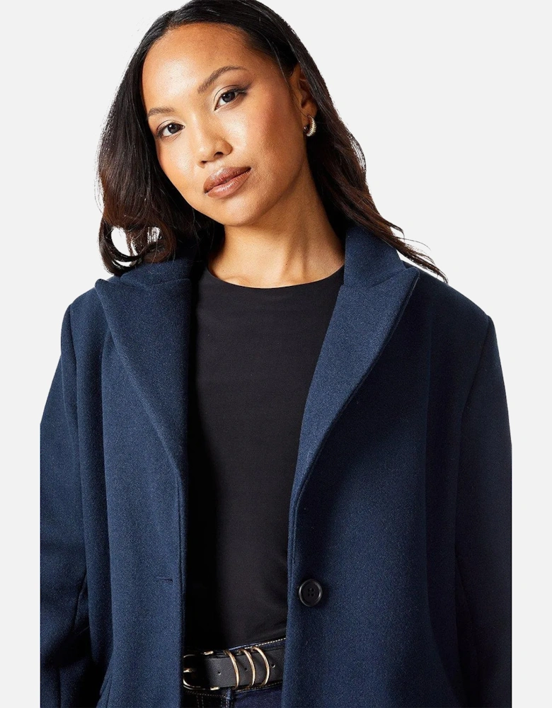 Womens/Ladies Double-Breasted Crombie Coat