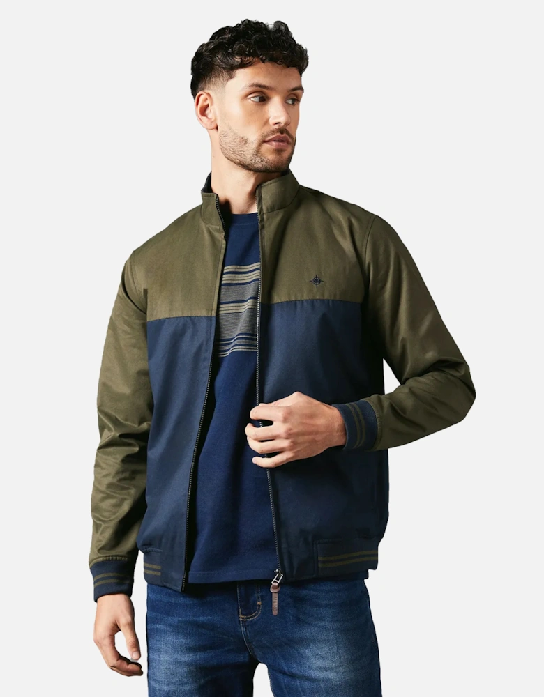 Mens Two Tone Full Zip Jacket