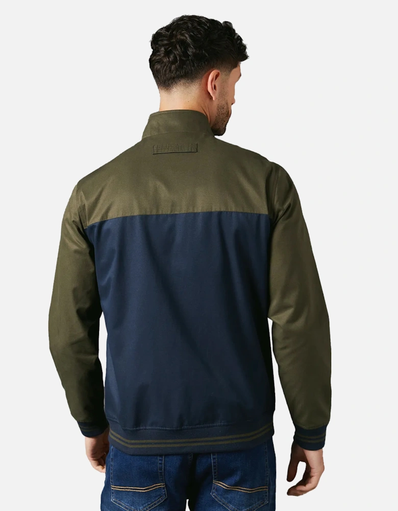 Mens Two Tone Full Zip Jacket