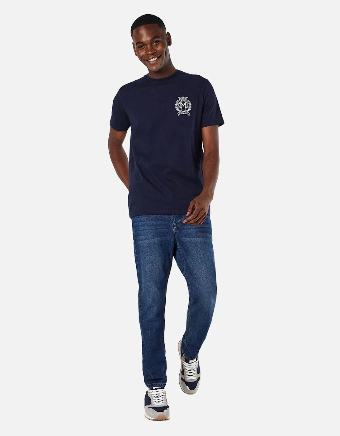 Mens Mid Wash Slim Jeans