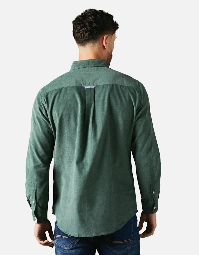 Mens Corduroy Long-Sleeved Shirt