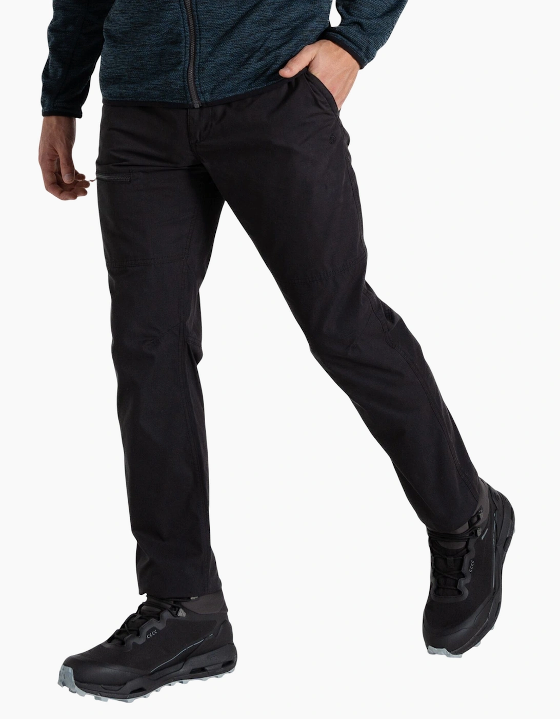 Men's Craghoppers Mens Brisk Hiking Trousers - Black - Size: 40S