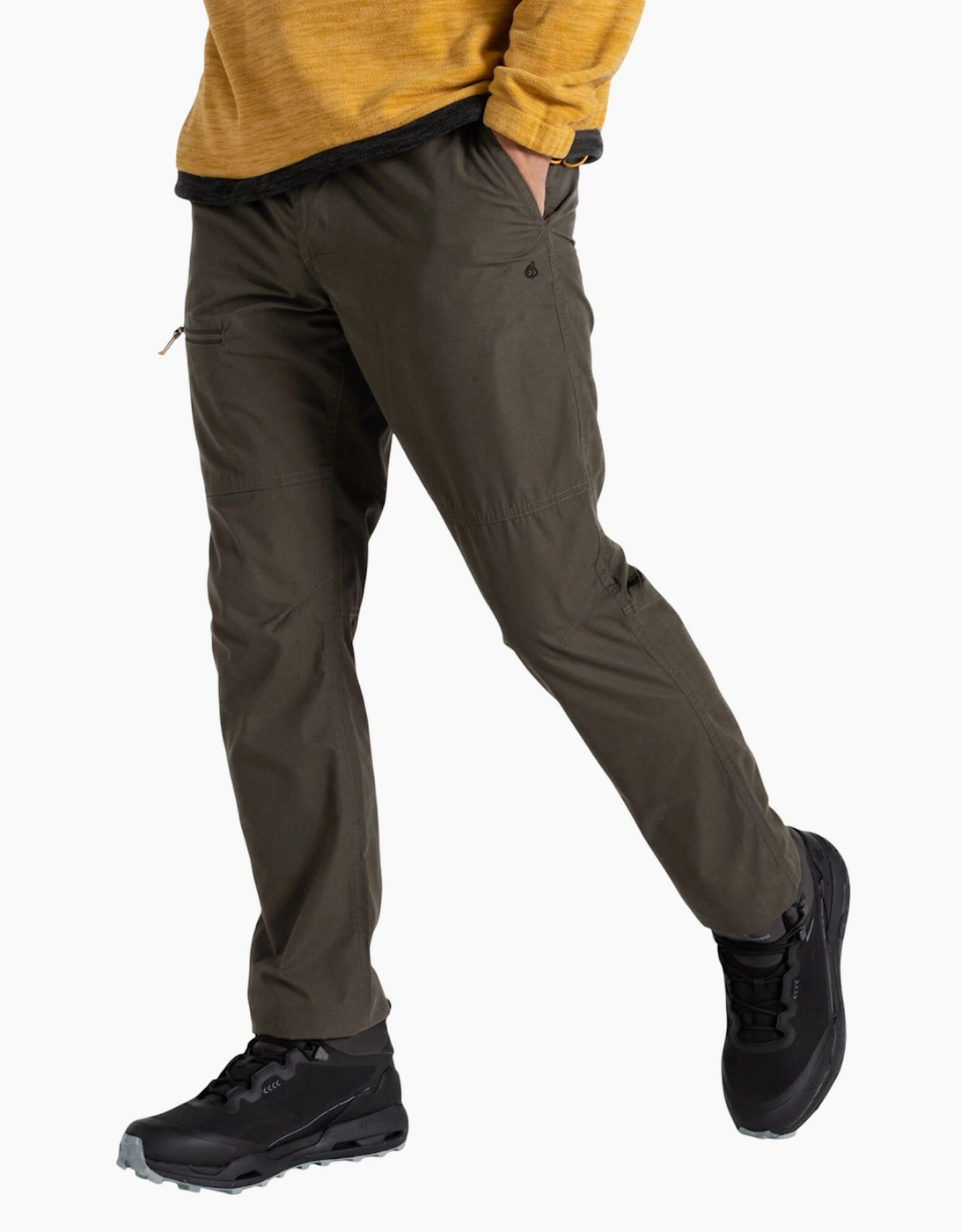 Men's Craghoppers Mens Brisk Hiking Trousers - Green - Size: 36R