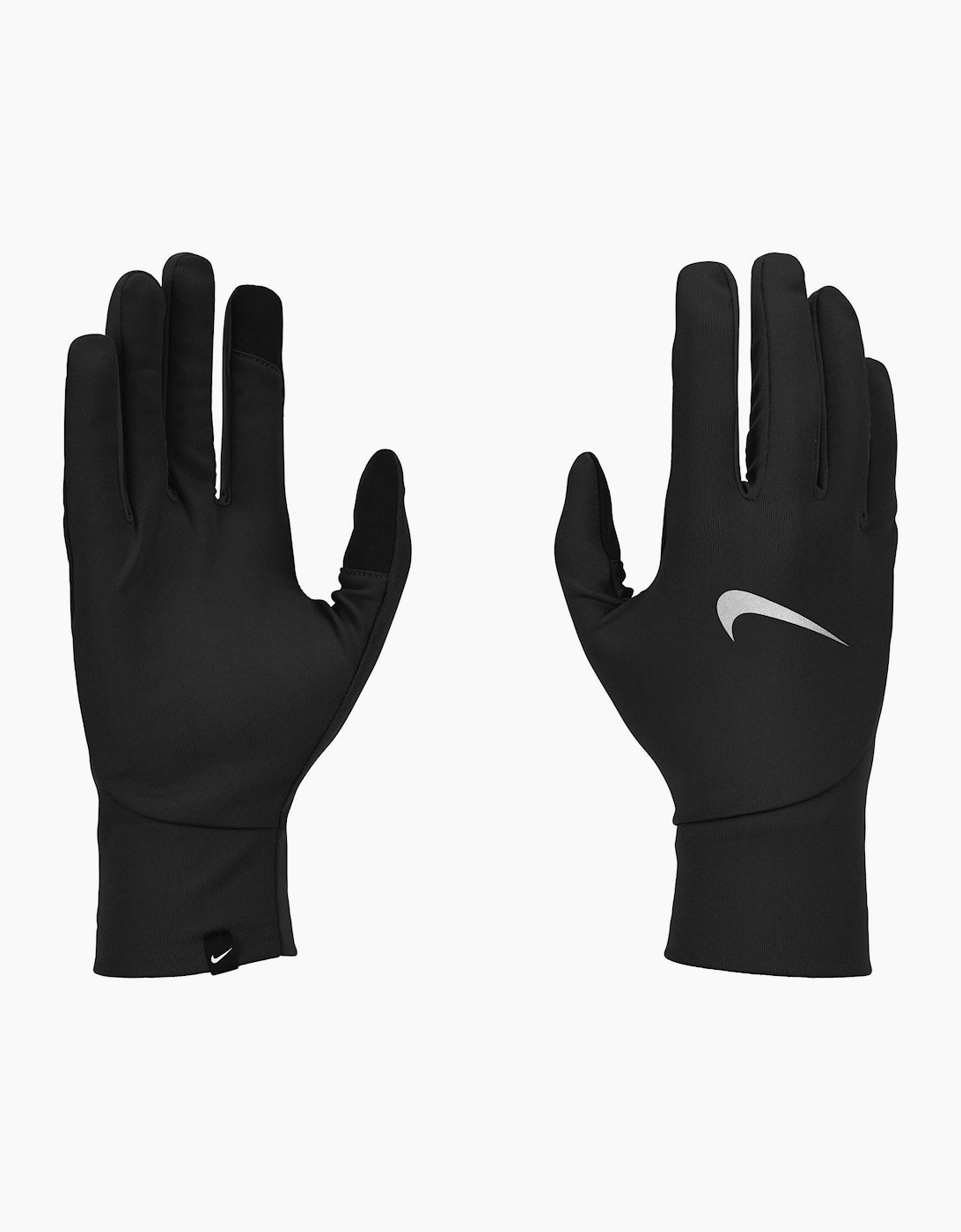 Women's Nike Womens/Ladies 2024 Pacer Lightweight Running Gloves - Black - Size: L
