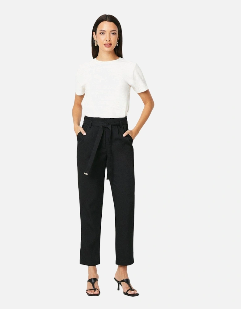 Womens/Ladies Belted Paperbag Trousers