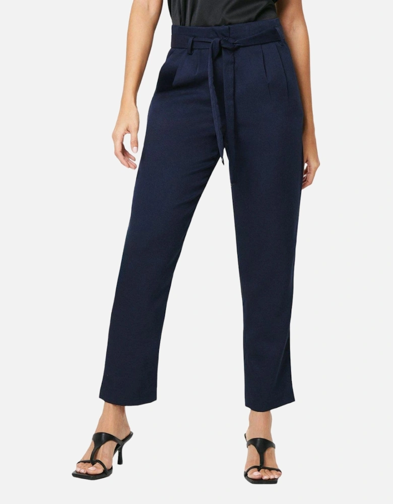 Womens/Ladies Belted Paperbag Trousers