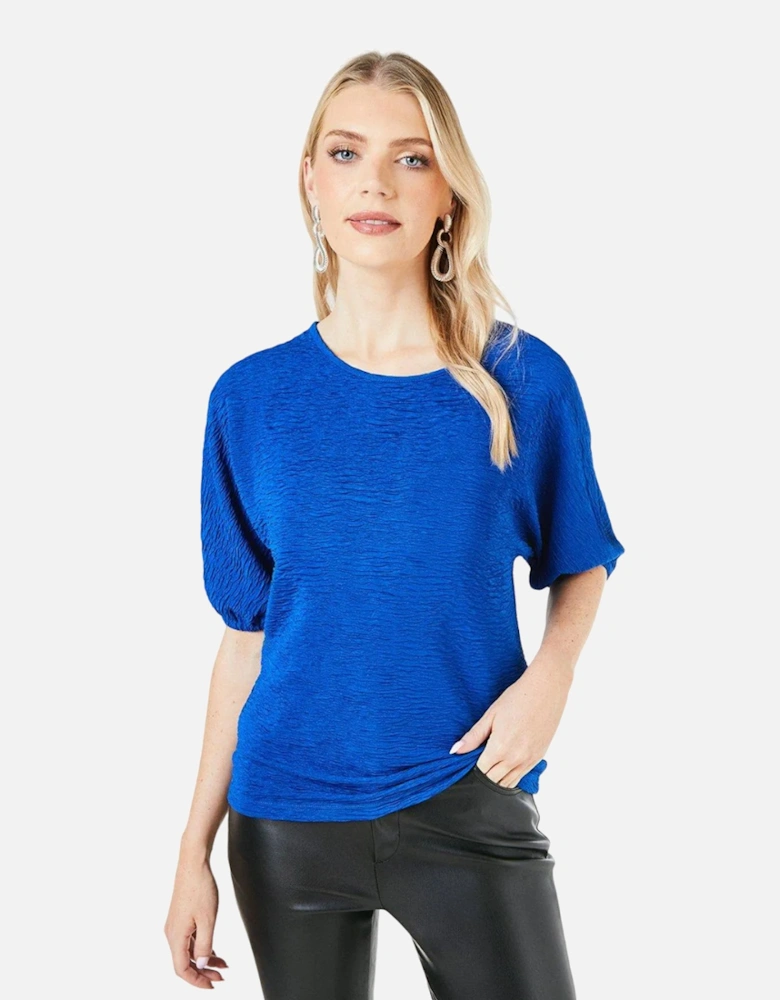 Womens/Ladies Textured Jersey Top