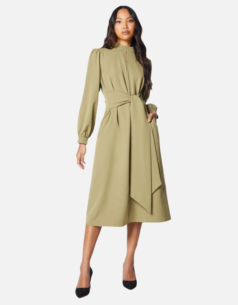 Womens/Ladies Valerie Keyhole Midi Dress