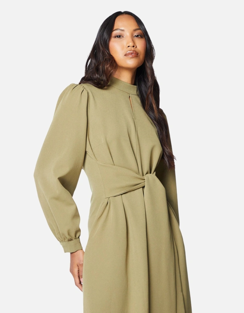 Womens/Ladies Valerie Keyhole Midi Dress