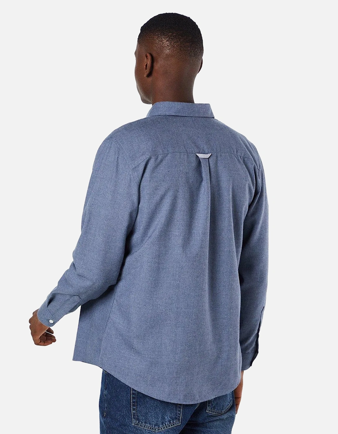 Mens Brushed Long-Sleeved Shirt