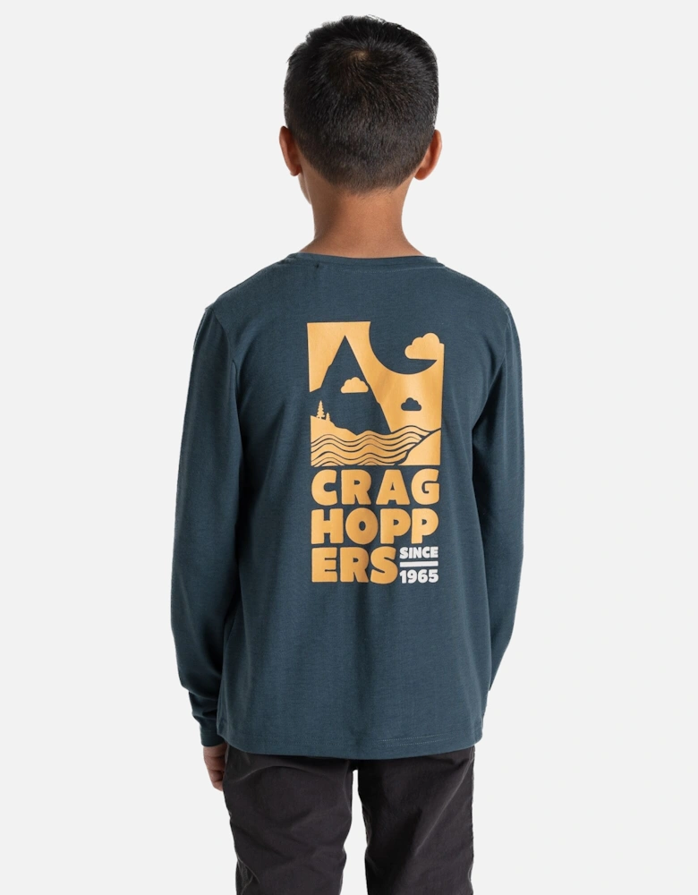 Childrens/Kids Nosilife Cruz Back Print Long-Sleeved T-Shirt