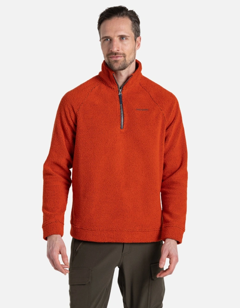 Mens Karlton Half Zip Fleece Top