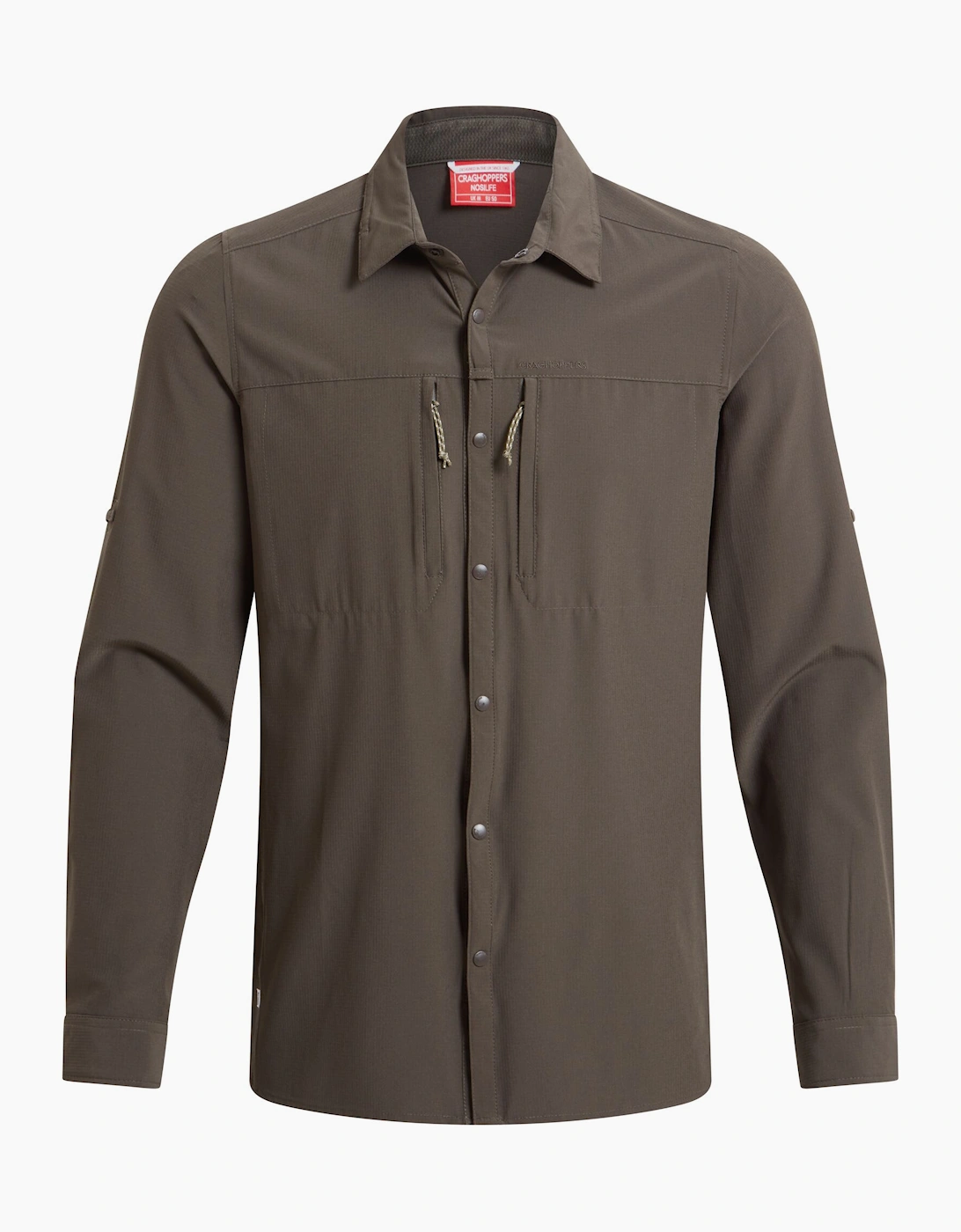 Craghoppers Men's Green Nosilife Long-Sleeved Shirt - Size 42/Regular
