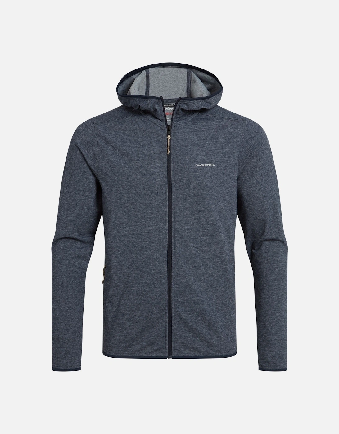 Men's Craghoppers Mens Deft Nosilife Full Zip Hoodie - Blue Navy Marl - Size: 40