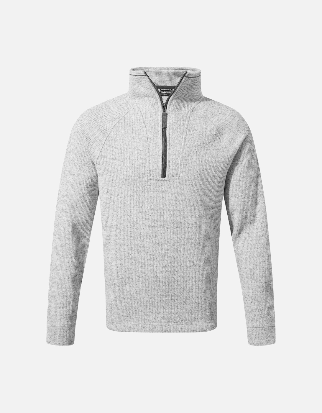Mens Wole Quarter Zip Fleece Top, 5 of 4