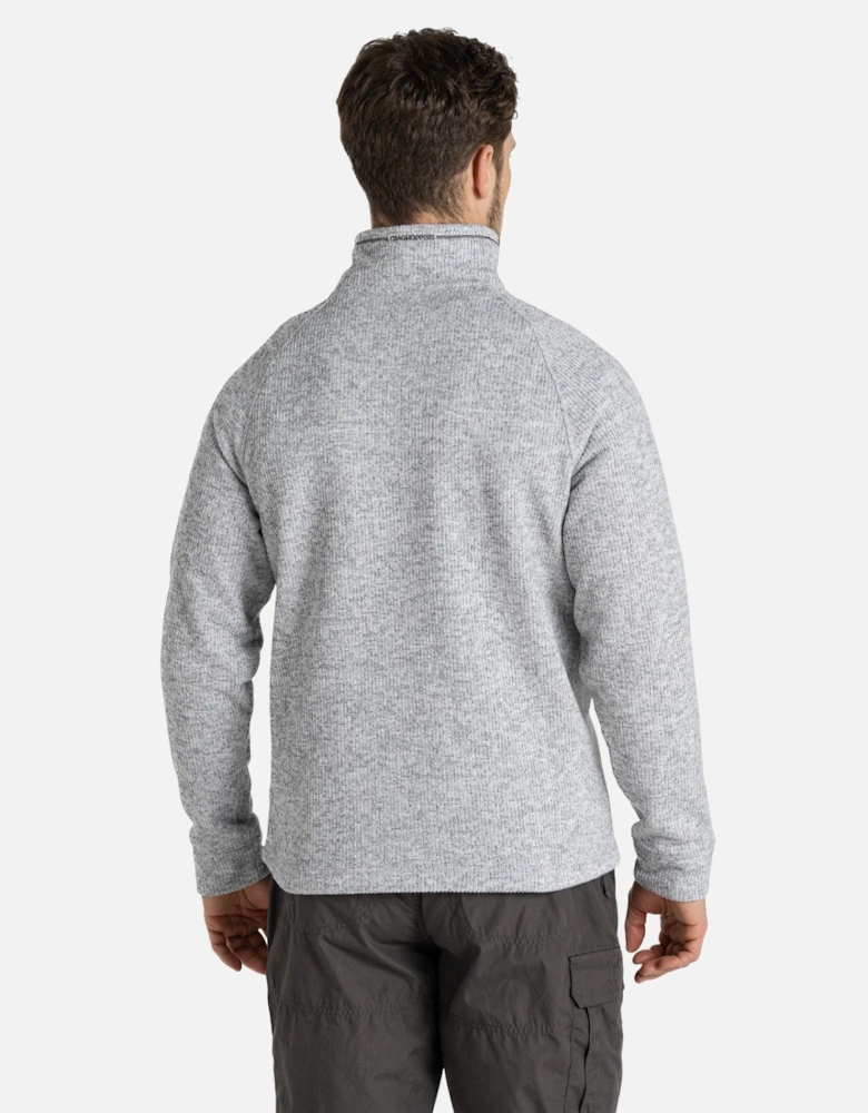 Mens Wole Quarter Zip Fleece Top