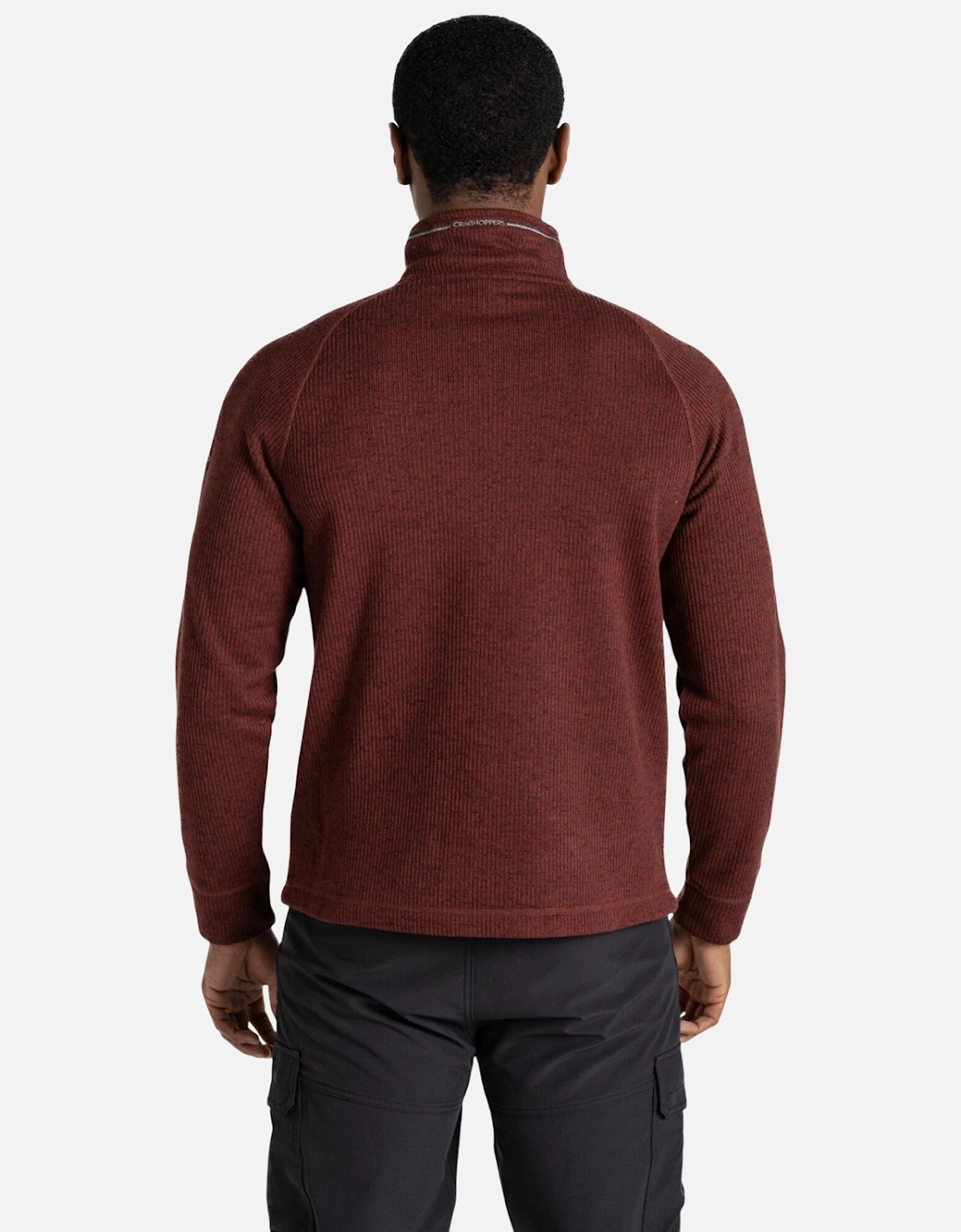 Mens Wole Quarter Zip Fleece Top