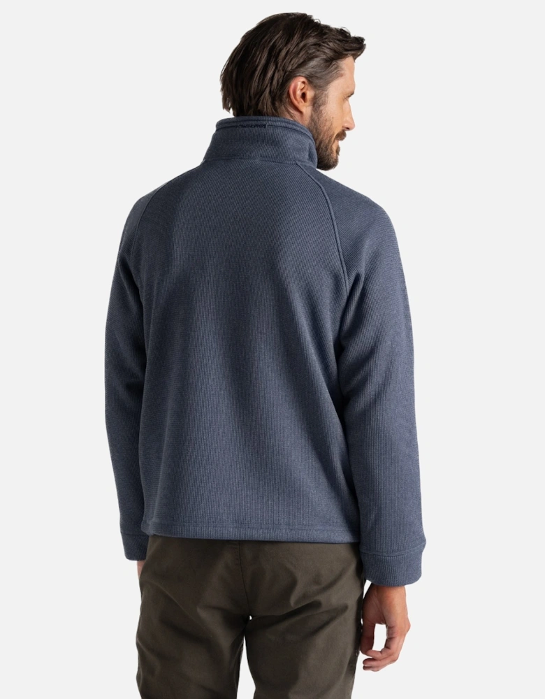 Mens Belton Half Zip Fleece Top